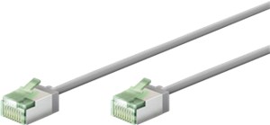 Ultra-elastyczny CAT 8.1 kabel krosowy, slim, U/FTP, szary