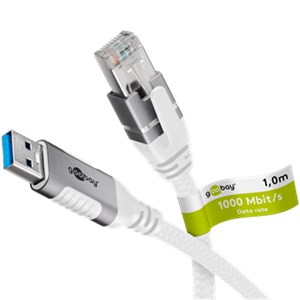 Kabel Ethernet USB-A 3.0 do RJ45, 1 m