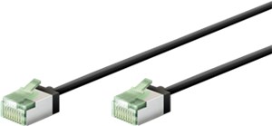 Ultra-elastyczny CAT 8.1 kabel krosowy, slim, U/FTP, czarny
