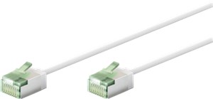 Ultra-elastyczny CAT 8.1 kabel krosowy, slim, U/FTP, biały