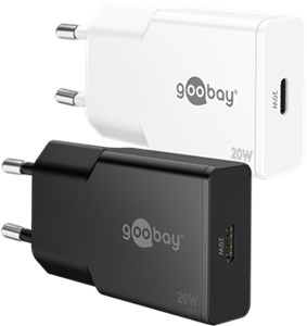 Szybka ładowarka USB-C™ PD GaN Slim (20 W) biały Szybka ładowarka USB-C™ PD GaN Slim (20 W) biały
